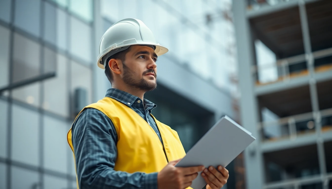 Inspector realizando ensayos no destructivos